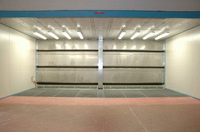 WATER CURTAIN SPRAY BOOTH